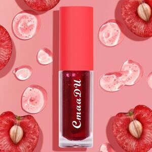 CmaaDU Clear Color Change Moisturizer Lip Gloss 06 Cherry Red NEW IN BOX